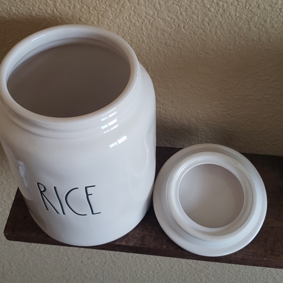 SOLD Rae Dunn Rice Canister - Picture 2 of 4
